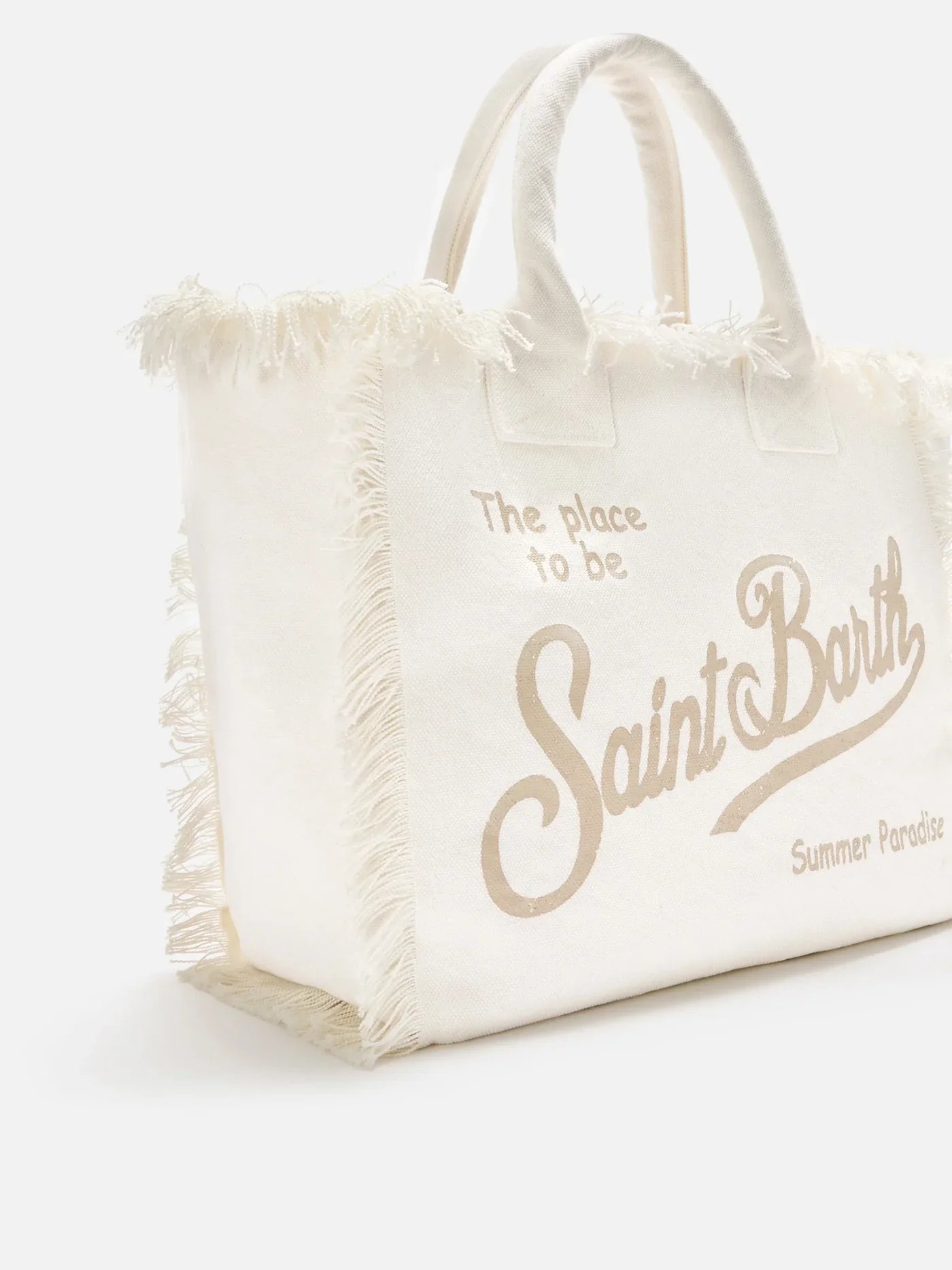 CAPRICOAST® – Borsa da Mare in Cotone Bianca Panna