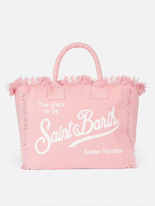 CAPRICOAST® – Borsa da Mare in Cotone Rosa Chiaro