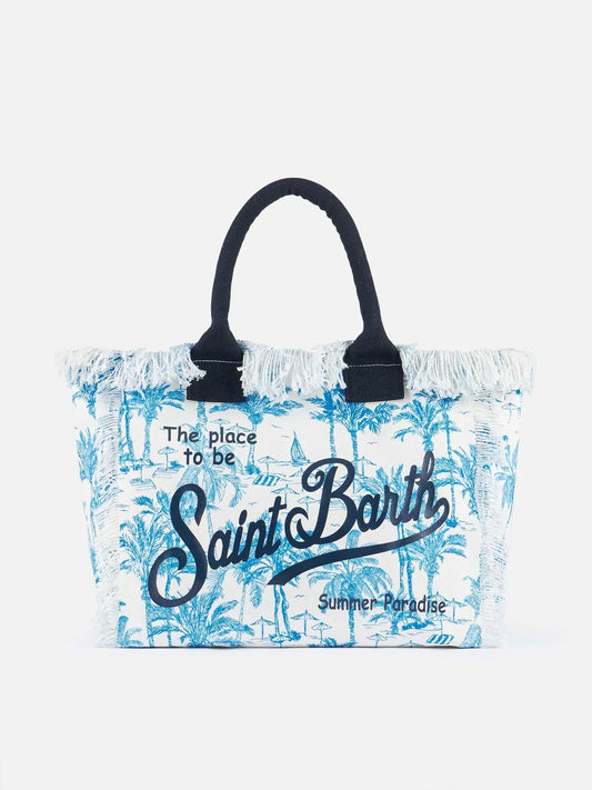 CAPRICOAST® – Borsa da Mare in Cotone Bluette