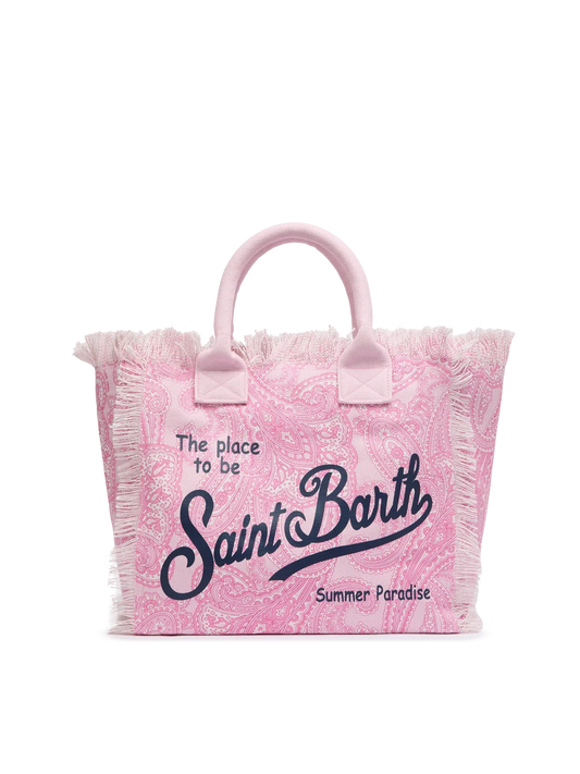 CAPRICOAST® – Borsa da Mare in Cotone con Stampa Paisley