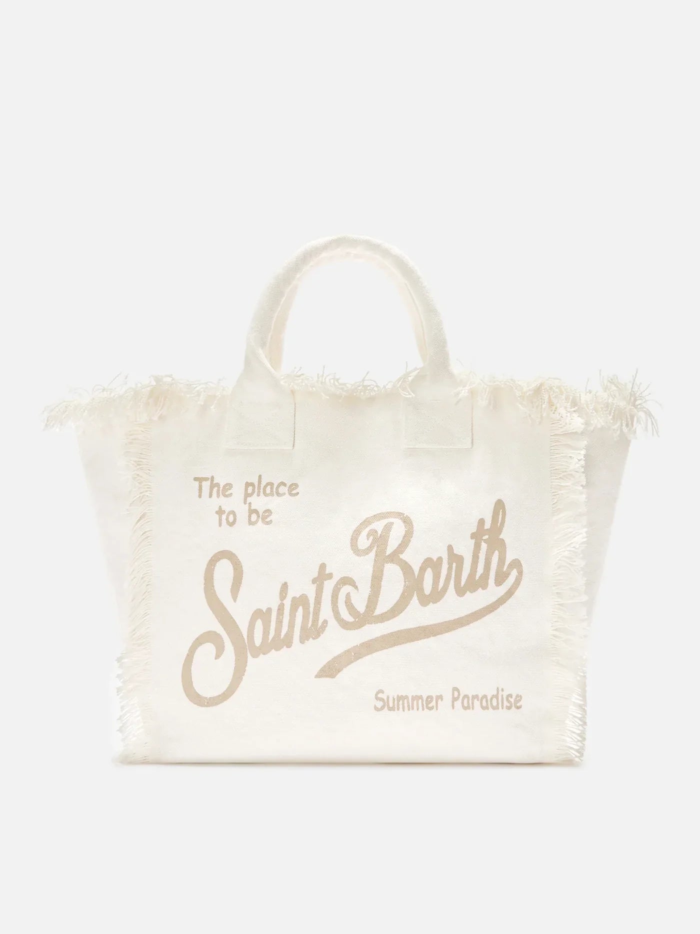 CAPRICOAST® – Borsa da Mare in Cotone Bianca Panna